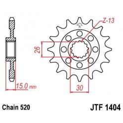Звездочка передняя JT Sprockets (шаг 520 ) JT JTF1404